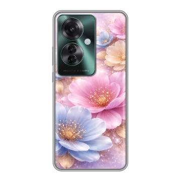 Силиконовый чехол на Oppo Reno 11F с принтом женский Силиконовый чехол на Oppo Reno 11F с принтом женский