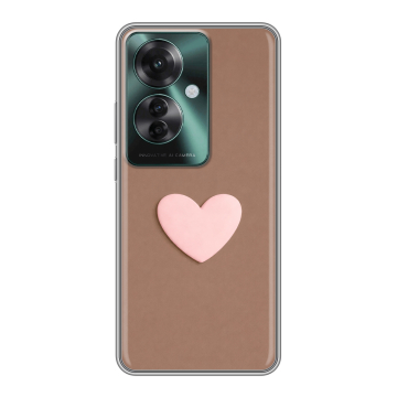 Силиконовый чехол на Oppo Reno 11F с принтом женский