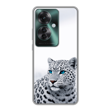 Силиконовый чехол на Oppo Reno 11F с принтом женский