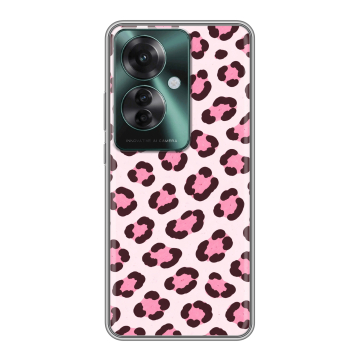 Силиконовый чехол на Oppo Reno 11F с принтом для девочек