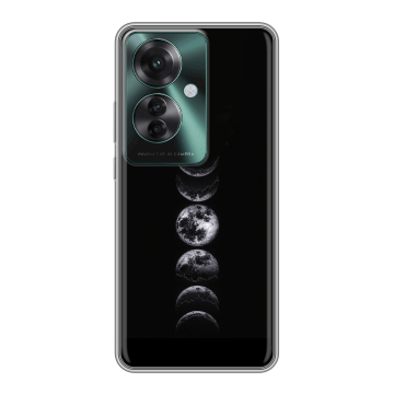Силиконовый чехол на Oppo Reno 11F с принтом женский