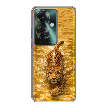 Силиконовый чехол на Oppo Reno 11F с принтом женский Силиконовый чехол на Oppo Reno 11F с принтом женский
