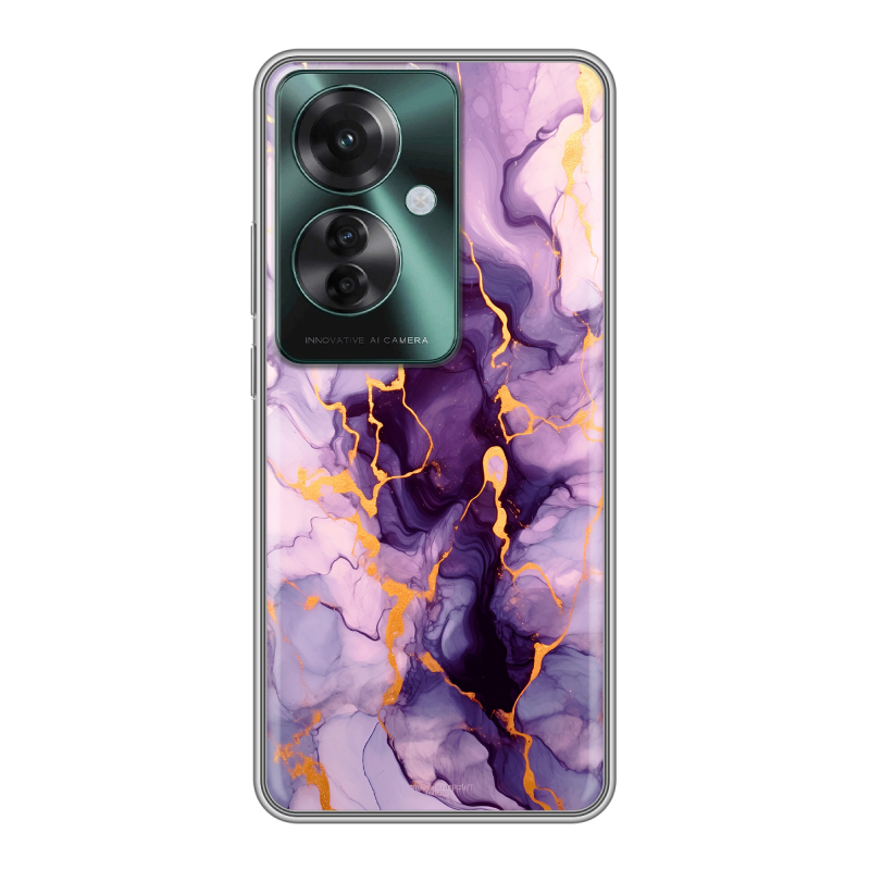 Силиконовый чехол на Oppo Reno 11F с принтом Мрамор Силиконовый чехол на Oppo Reno 11F с принтом Мрамор
