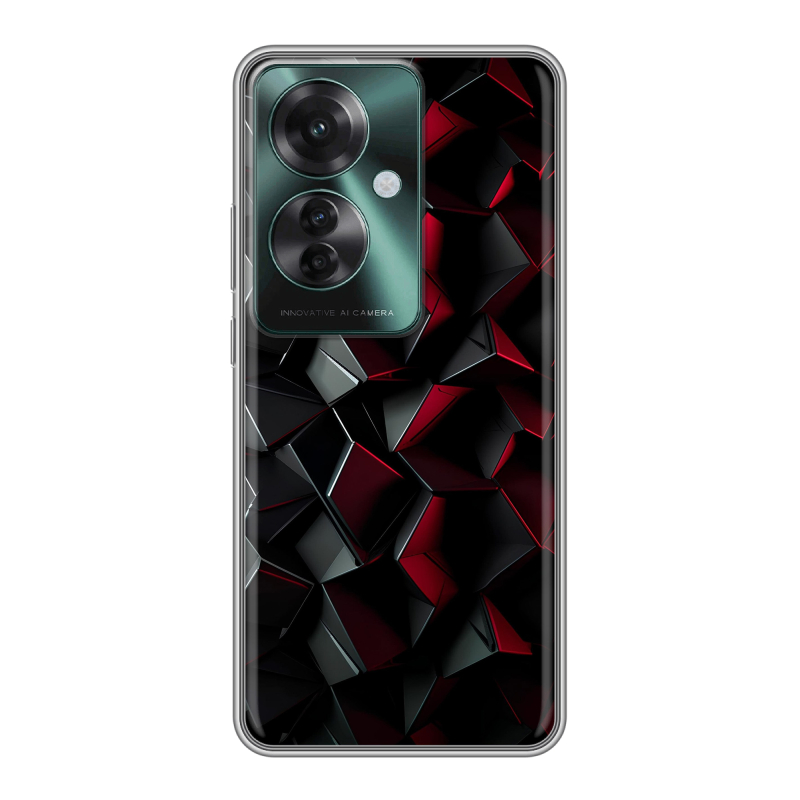 Силиконовый чехол на Oppo Reno 11F с принтом Абстракция Силиконовый чехол на Oppo Reno 11F с принтом Абстракция