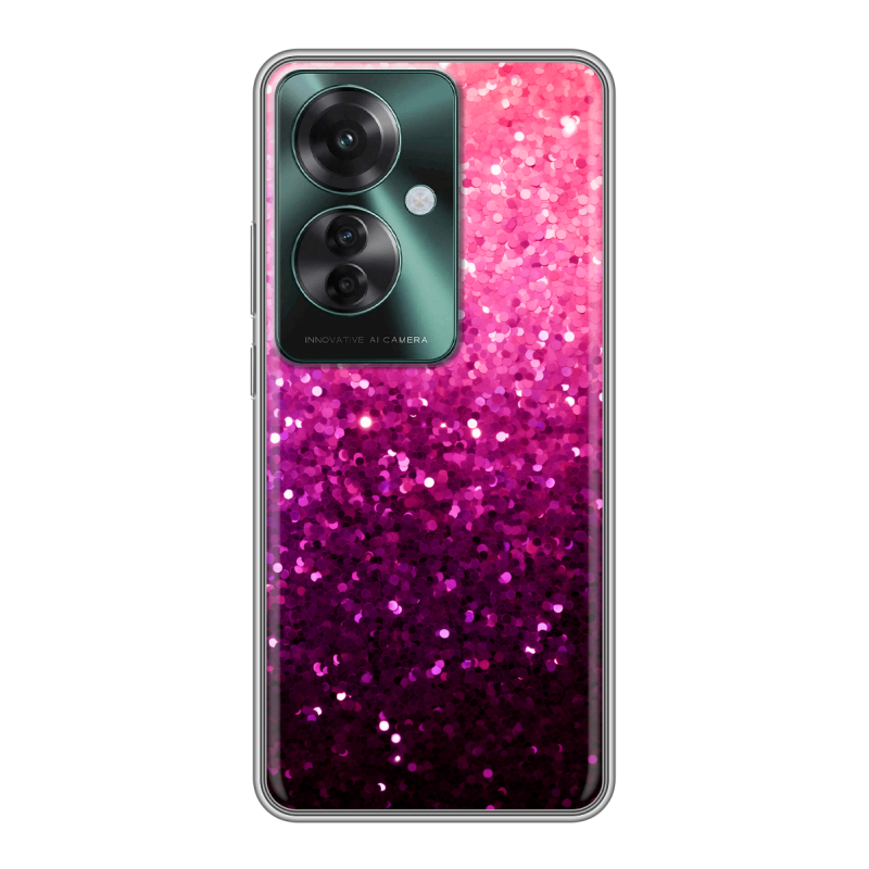 Силиконовый чехол на Oppo Reno 11F с принтом Блестки Силиконовый чехол на Oppo Reno 11F с принтом Блестки