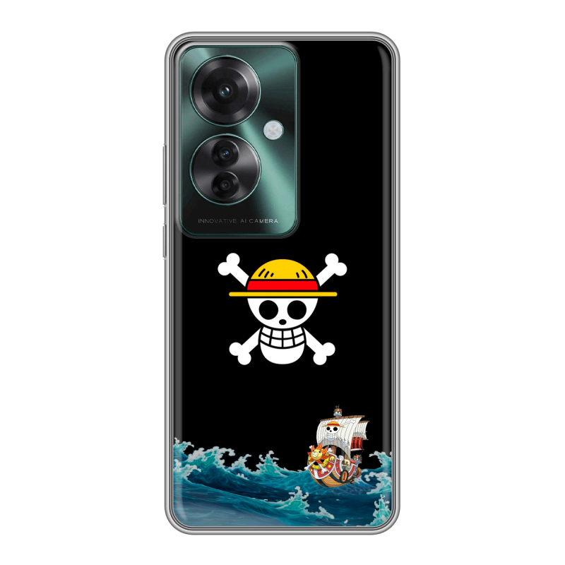 Силиконовый чехол на Oppo Reno 11F с принтом One Piece Ван Пис Силиконовый чехол на Oppo Reno 11F с принтом One Piece Ван Пис