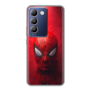 Силиконовый чехол на Vivo V30 Lite с принтом Spiderman Человек паук
