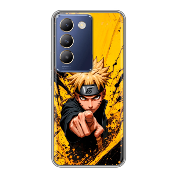 Силиконовый чехол на Vivo V30 Lite с принтом Naruto Наруто Силиконовый чехол на Vivo V30 Lite с принтом Naruto Наруто