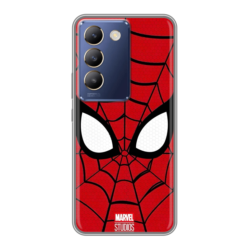 Силиконовый чехол на Vivo V30 Lite с принтом человек паук spiderman Силиконовый чехол на Vivo V30 Lite с принтом человек паук spiderman