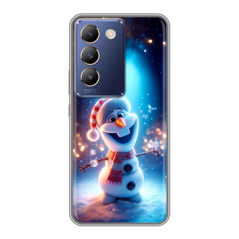 Силиконовый чехол на Vivo V30 Lite с принтом Новый год Силиконовый чехол на Vivo V30 Lite с принтом Новый год