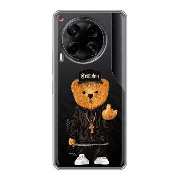 Силиконовый чехол на Tecno Camon 30 4G с принтом Мишка Силиконовый чехол на Tecno Camon 30 4G с принтом Мишка