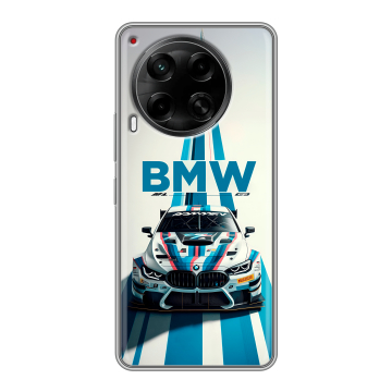 Силиконовый чехол на Tecno Camon 30 4G с принтом БМВ BMW Силиконовый чехол на Tecno Camon 30 4G с принтом БМВ BMW