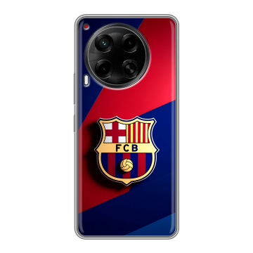 Силиконовый чехол на Tecno Camon 30 4G с принтом Барселона Barcelona