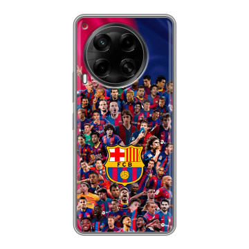 Силиконовый чехол на Tecno Camon 30 4G с принтом Барселона Barcelona Силиконовый чехол на Tecno Camon 30 4G с принтом Барселона Barcelona