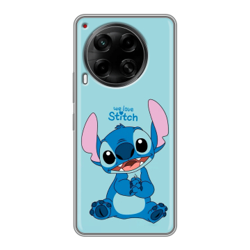 Силиконовый чехол на Tecno Camon 30 4G с принтом Лило и Стич Силиконовый чехол на Tecno Camon 30 4G с принтом Лило и Стич