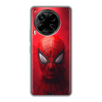 Силиконовый чехол на Tecno Camon 30 4G с принтом Spiderman Человек паук Силиконовый чехол на Tecno Camon 30 4G с принтом Spiderman Человек паук