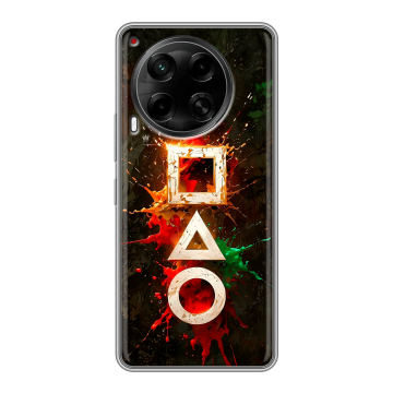 Силиконовый чехол на Tecno Camon 30 4G с принтом Squid Game Игра кальмара Силиконовый чехол на Tecno Camon 30 4G с принтом Squid Game Игра кальмара