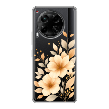 Силиконовый чехол на Tecno Camon 30 4G с принтом для девушки