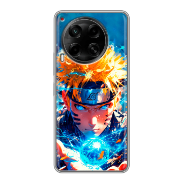 Силиконовый чехол на Tecno Camon 30 4G с принтом Аниме Наруто Naruto