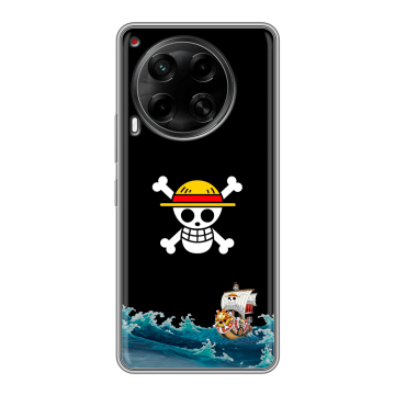 Силиконовый чехол на Tecno Camon 30 4G с принтом One Piece Ван Пис Силиконовый чехол на Tecno Camon 30 4G с принтом One Piece Ван Пис