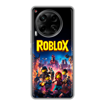 Силиконовый чехол на Tecno Camon 30 4G с принтом Roblox Роблокс Силиконовый чехол на Tecno Camon 30 4G с принтом Roblox Роблокс