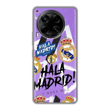 Силиконовый чехол на Tecno Camon 30 4G с принтом Real Madrid Реал Мадрид Силиконовый чехол на Tecno Camon 30 4G с принтом Real Madrid Реал Мадрид