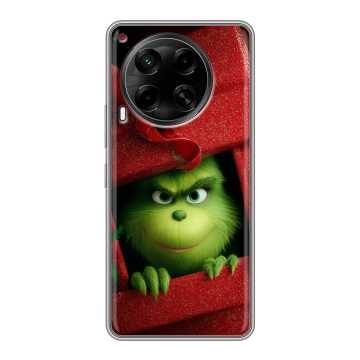 Силиконовый чехол на Tecno Camon 30 4G с принтом Новый год