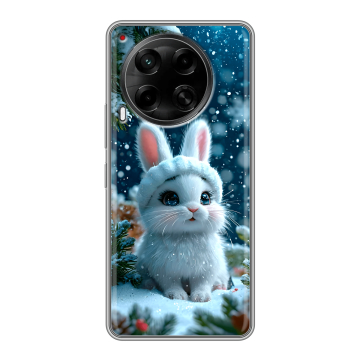 Силиконовый чехол на Tecno Camon 30 4G с принтом Новый год