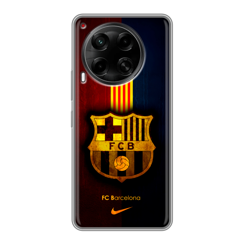 Силиконовый чехол на Tecno Camon 30 4G с принтом Барселона Barcelona Силиконовый чехол на Tecno Camon 30 4G с принтом Барселона Barcelona