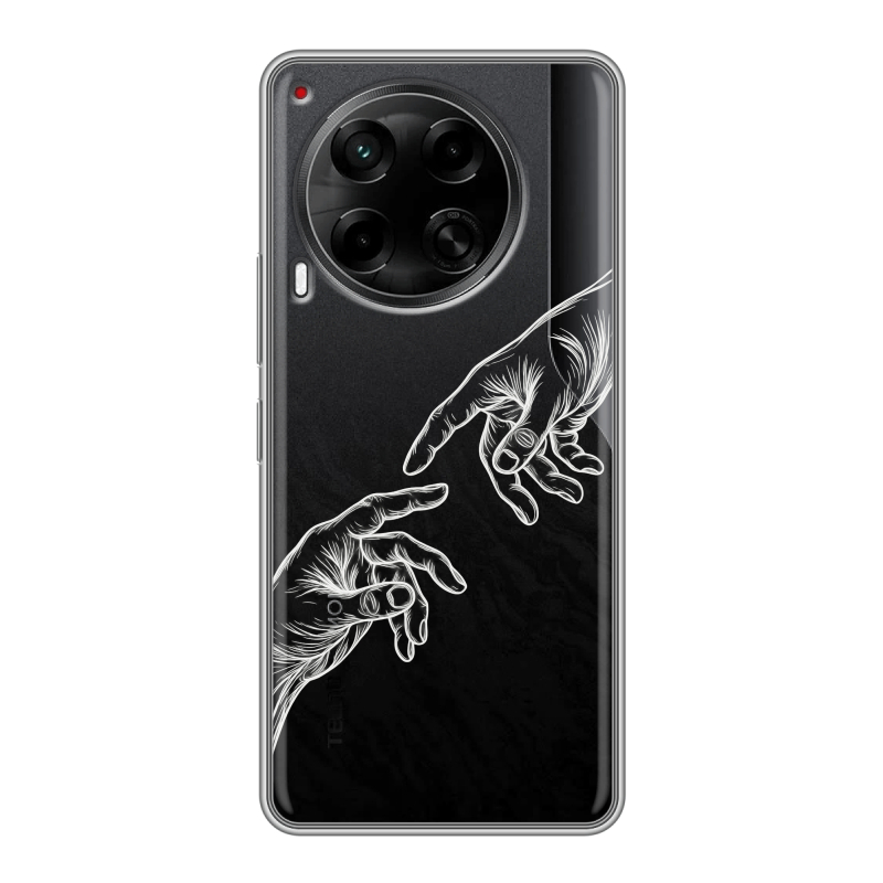 Силиконовый чехол на Tecno Camon 30 4G с принтом Сотворение мира Силиконовый чехол на Tecno Camon 30 4G с принтом Сотворение мира