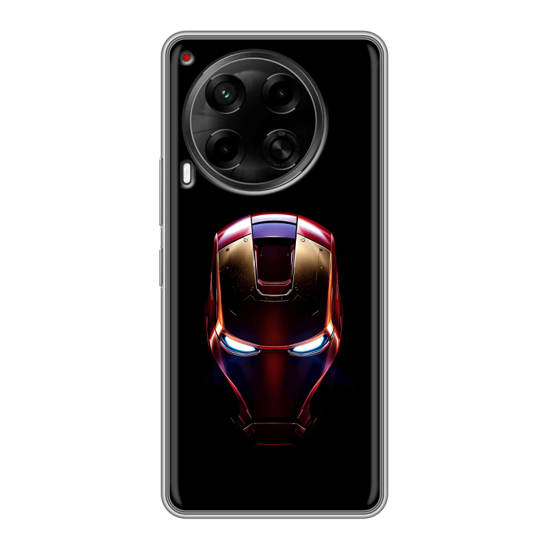 Силиконовый чехол на Tecno Camon 30 4G с принтом IronMan Железный человек Силиконовый чехол на Tecno Camon 30 4G с принтом IronMan Железный человек