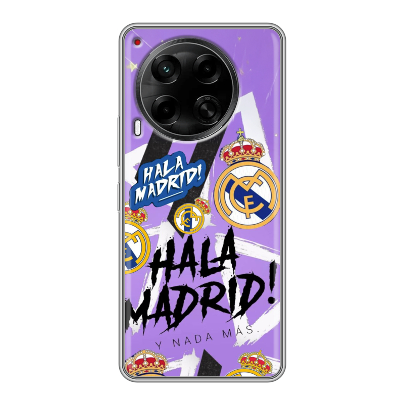 Силиконовый чехол на Tecno Camon 30 4G с принтом Real Madrid Реал Мадрид Силиконовый чехол на Tecno Camon 30 4G с принтом Real Madrid Реал Мадрид