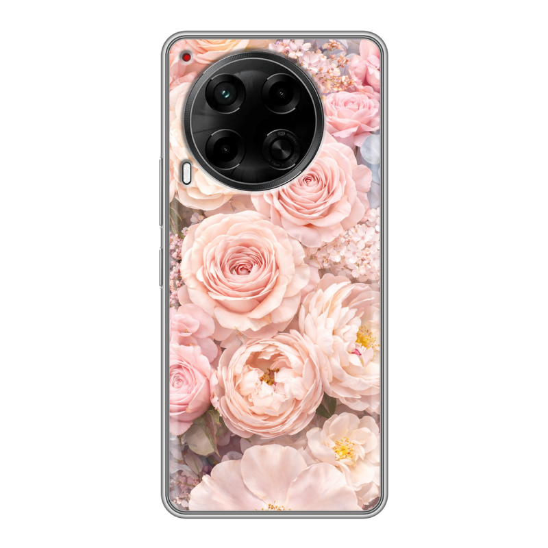 Силиконовый чехол на Tecno Camon 30 4G с принтом женский Силиконовый чехол на Tecno Camon 30 4G с принтом женский