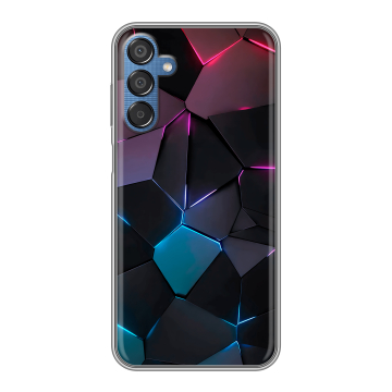 Силиконовый чехол на Samsung Galaxy M15 5G с принтом Геометрия неона Силиконовый чехол на Samsung Galaxy M15 5G с принтом Геометрия неона