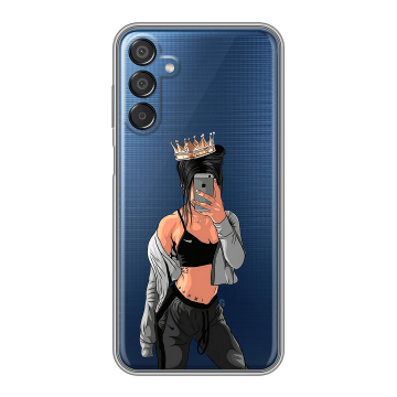 Силиконовый чехол на Samsung Galaxy M15 5G с принтом Женские принты Силиконовый чехол на Samsung Galaxy M15 5G с принтом Женские принты