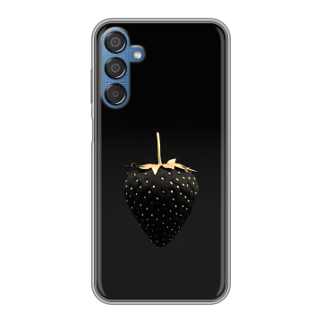 Силиконовый чехол на Samsung Galaxy M15 5G с принтом Черная клубника Силиконовый чехол на Samsung Galaxy M15 5G с принтом Черная клубника