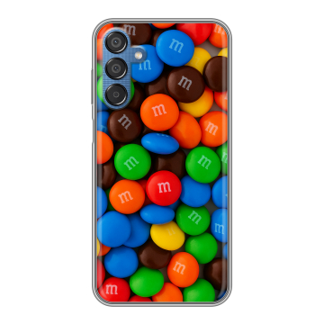 Силиконовый чехол на Samsung Galaxy M15 5G с принтом Конфеты Силиконовый чехол на Samsung Galaxy M15 5G с принтом Конфеты