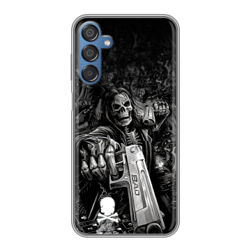 Силиконовый чехол на Samsung Galaxy M15 5G с принтом Скелет Силиконовый чехол на Samsung Galaxy M15 5G с принтом Скелет