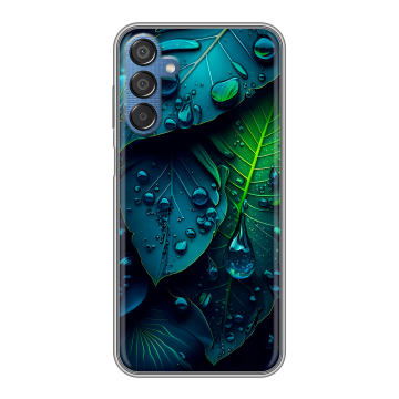 Силиконовый чехол на Samsung Galaxy M15 5G с принтом Листья Силиконовый чехол на Samsung Galaxy M15 5G с принтом Листья