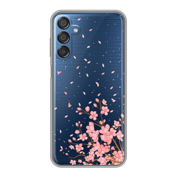 Силиконовый чехол на Samsung Galaxy M15 5G с принтом Ветка сакуры