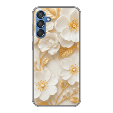 Силиконовый чехол на Samsung Galaxy M15 5G с принтом Цветы Силиконовый чехол на Samsung Galaxy M15 5G с принтом Цветы