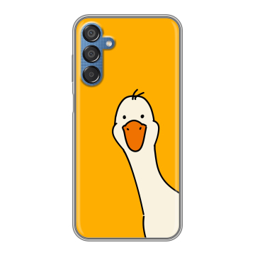 Силиконовый чехол на Samsung Galaxy M15 5G с принтом Утка