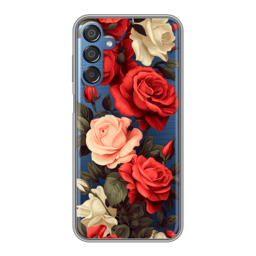 Силиконовый чехол на Samsung Galaxy M15 5G с принтом Розы