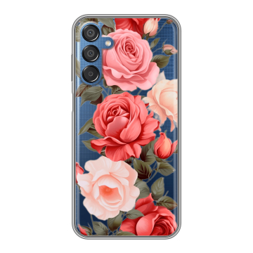 Силиконовый чехол на Samsung Galaxy M15 5G с принтом Розы