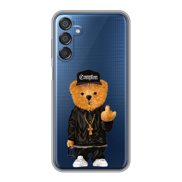 Силиконовый чехол на Samsung Galaxy M15 5G с принтом Плюшевый медведь