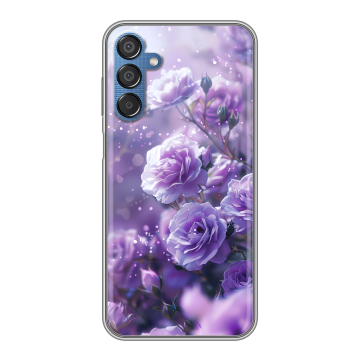 Силиконовый чехол на Samsung Galaxy M15 5G с принтом Розы цветы Силиконовый чехол на Samsung Galaxy M15 5G с принтом Розы цветы