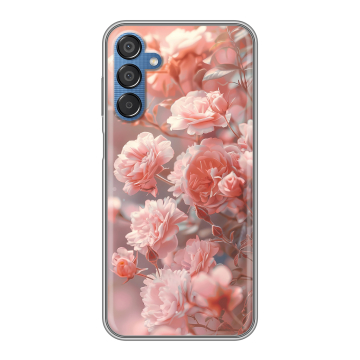 Силиконовый чехол на Samsung Galaxy M15 5G с принтом Розовые розы