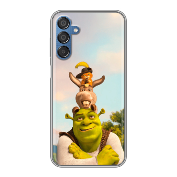 Силиконовый чехол на Samsung Galaxy M15 5G с принтом Шрек Shrek
