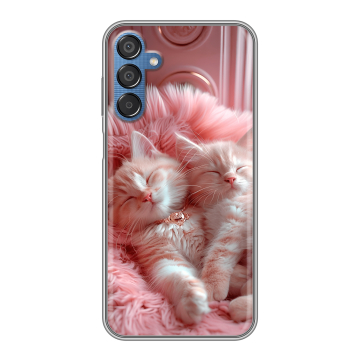 Силиконовый чехол на Samsung Galaxy M15 5G с принтом котята котики Силиконовый чехол на Samsung Galaxy M15 5G с принтом котята котики
