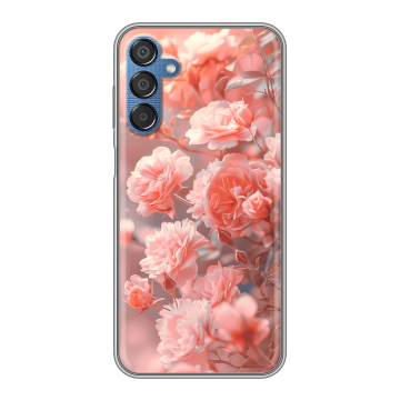 Силиконовый чехол на Samsung Galaxy M15 5G с принтом Розы цветы Силиконовый чехол на Samsung Galaxy M15 5G с принтом Розы цветы